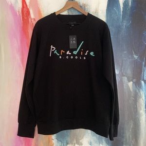 🔥NWT🔥B.Cool Barney Cools Cotton Blend Crewneck Sweatshirt.